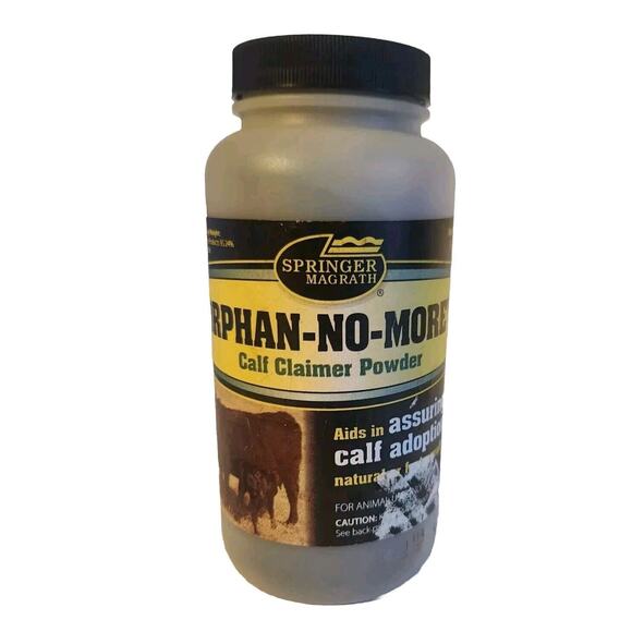 Orphan No More Calf Claimer Powder 9 oz Aids in Calf Adoption - Picture 1 of 3